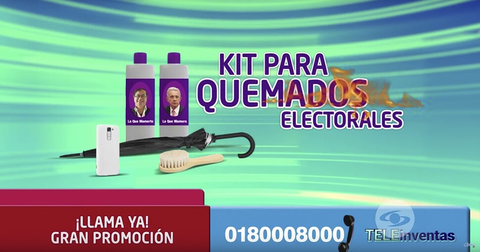 Lleve ya su kit para quemados electorales y recibirá una oferta especial