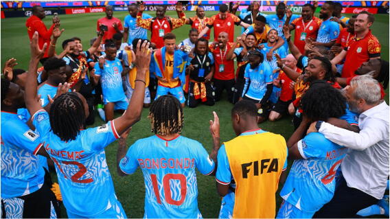 Selección Congo se alista para el Mundial 2026.