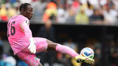  Benjamin Asare, arquero de la Selección de Ghana.