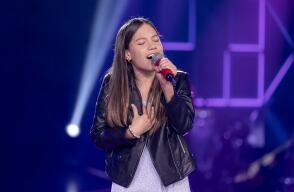 Isabella Velásquez en La Voz Kids.