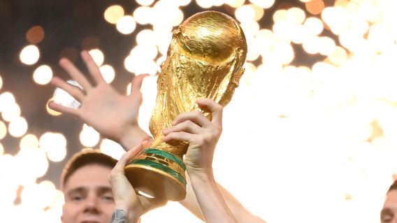 Imagen de referencia del trofeo del Mundial de fútbol Imagen de referencia del trofeo del Mundial de fútbol