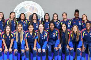 Jugadoras de la Selección Colombia femenina Sub-20