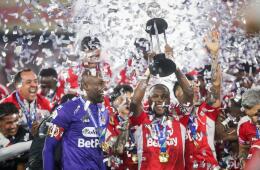 Santa Fe se adjudicó el título de la Superliga tras vencer al Junior de Barranquilla.