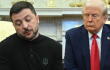 El presidente estadounidense Donald Trump y el presidente ucraniano Volodymyr Zelensky se reúnen en la Oficina Oval de la Casa Blanca en Washington, DC, el 28 de febrero de 2025.