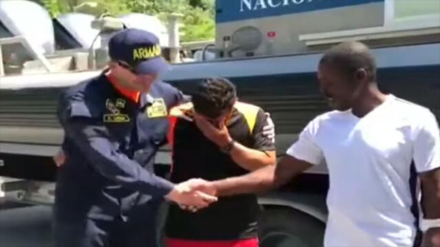 Rescatan a 3 náufragos en Pacífico colombiano que pasaron 5 días aferrados a tanques de gasolina