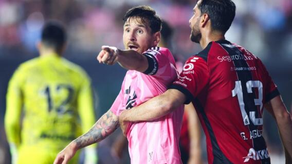 Inter Miami se impuso a Atlas en la primera fecha de la Leagues Cup. 
