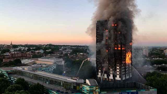 Policía da por muertos a desaparecidos en incendio de edificio en Londres Policía da por muertos a desaparecidos en incendio de edificio en Londres