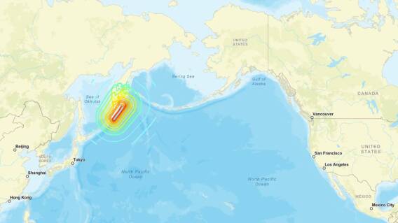 Terremoto en Kamchatka, Rusia. Terremoto en Kamchatka, Rusia.