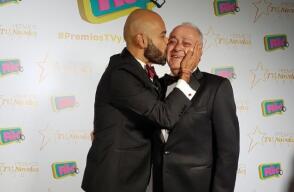 Carlos Vargas y su papá