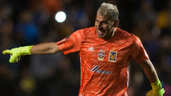 Nahuel 'el Patón' Guzmán, arquero de Tigres de la UANL Nahuel 'el Patón' Guzmán, arquero de Tigres de la UANL