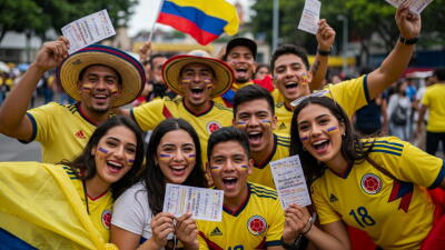 Fanáticos de la Selección Colombia con entradas al Mundial 2026 Fanáticos de la Selección Colombia con entradas al Mundial 2026