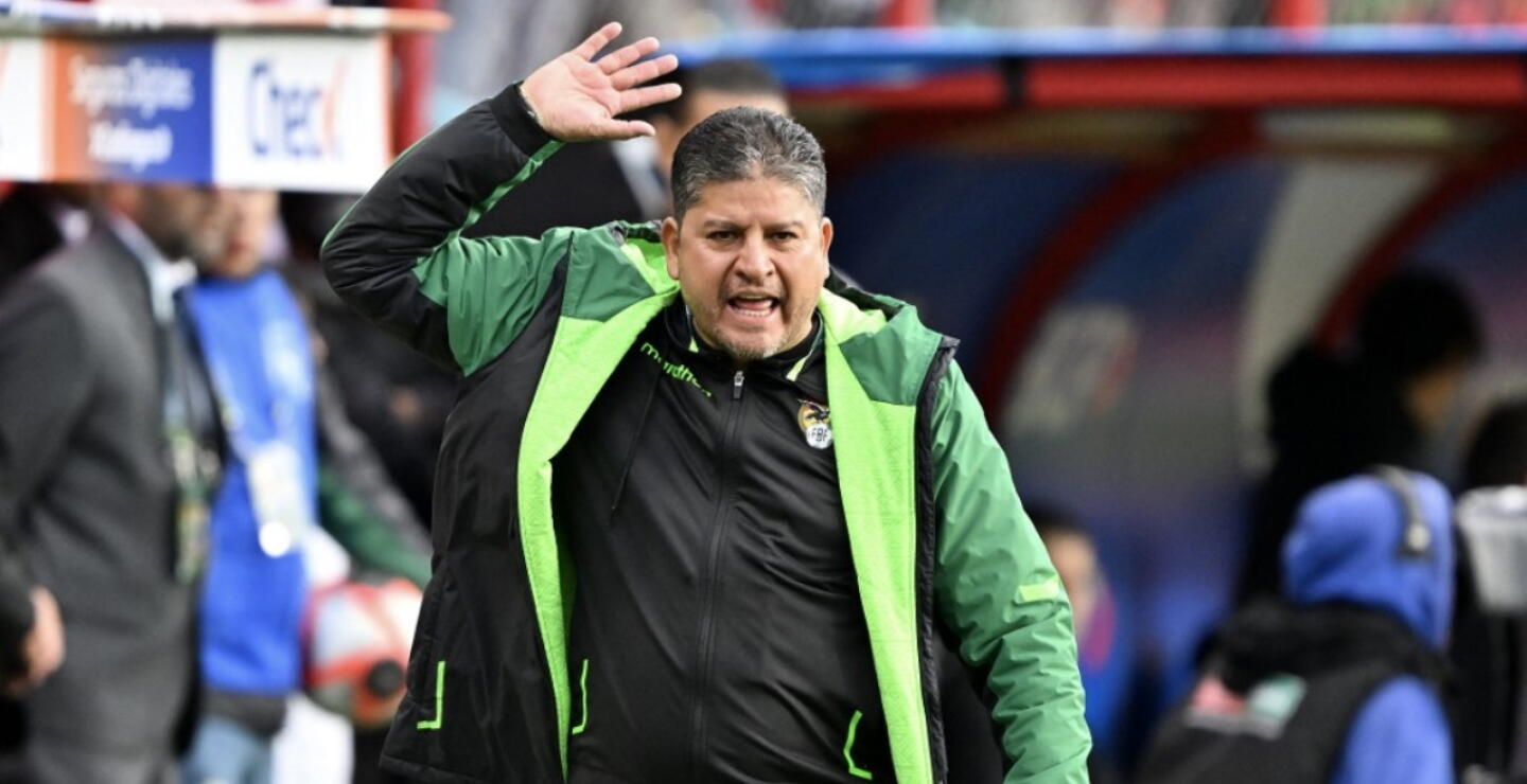 Óscar Villegas, director técnico de la Selección de Bolivia. 