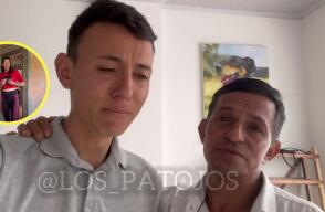 El hijo mayor de Los Patojos junto a su padre, Gildardo, pidieron compañía a los seguidores