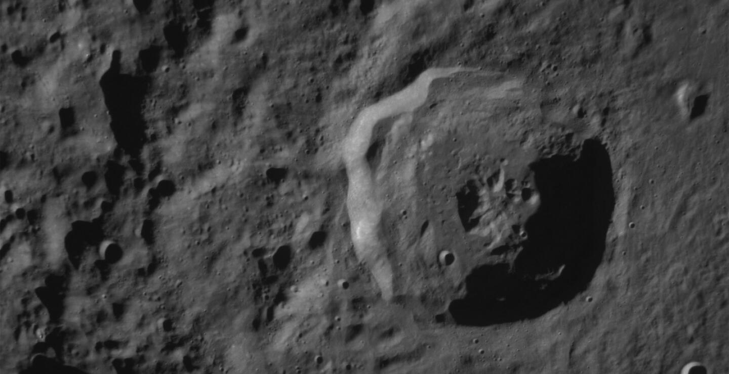 Foto de la Luna del módulo Odiseo