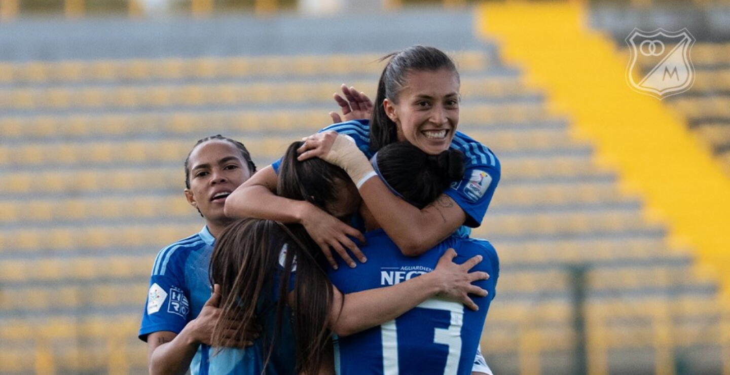 Millonarios es uno de los equipos que clasificó a los cuadrangulares de la Liga femenina 2025.