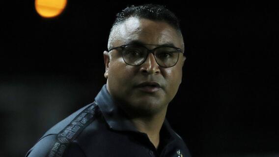Roger Machado, entrenador del Gremio de Porto Alegre. Roger Machado, entrenador del Gremio de Porto Alegre.