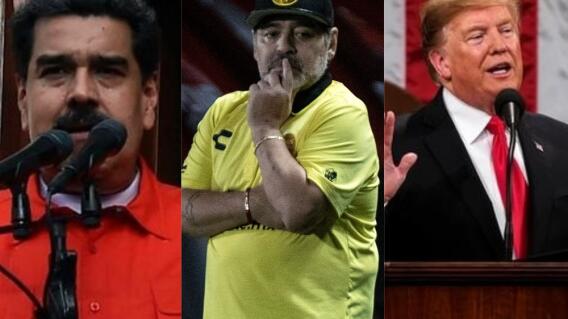 331280_BLU Radio, Maduro, Maradona y Trump / foto: AFP