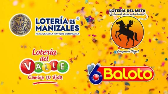 Resultados de la Lotería de Manizales, Lotería del Valle, Lotería del Meta y Baloto, hoy 2 de julio Resultados de la Lotería de Manizales, Lotería del Valle, Lotería del Meta y Baloto, hoy 2 de julio