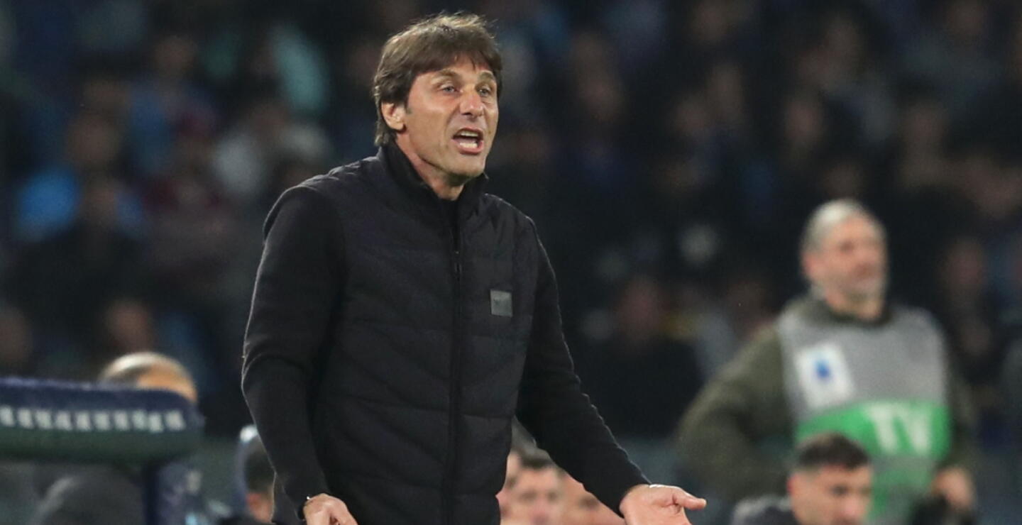 Antonio Conte es actual entrenador del Nápoles. 