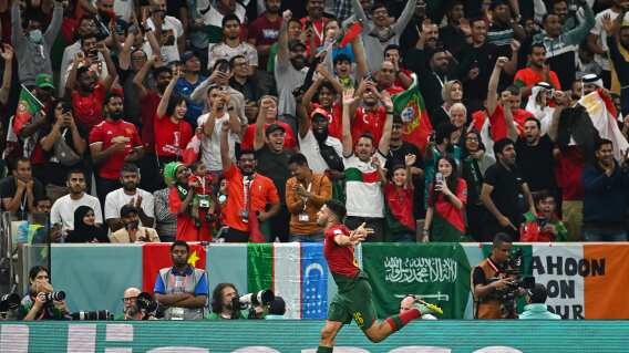 Portugal jugará los 'cuartos' frente a Marruecos. Foto: AFP Portugal jugará los 'cuartos' frente a Marruecos. Foto: AFP