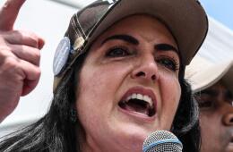 La senadora colombiana y líder de la oposición María Fernanda Cabal