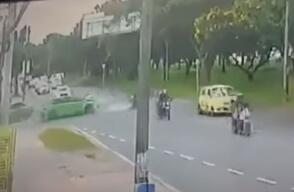 Así fue cómo víctima de robo atropelló a ladrón de celulares que murió en Bogotá