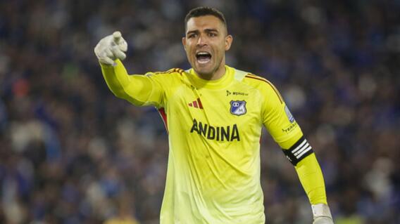 Álvaro Montero, arquero de Millonarios y de la Selección Colombia. 