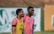 Cristian Zapata en una de las sesiones de entrenamiento con el Vitória.