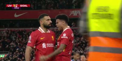 Mohamed Salah y Luis Díaz Mohamed Salah y Luis Díaz