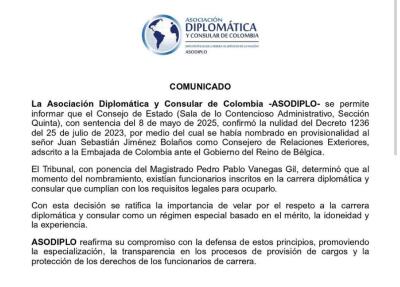 Consejo de Estado tumba embajada en Bélgica.jpeg Consejo de Estado tumba embajada en Bélgica.jpeg