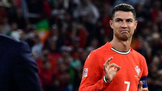 Cristiano Ronaldo, capitán de la Selección Portugal, tras un partido de la Liga de Naciones Cristiano Ronaldo, capitán de la Selección Portugal, tras un partido de la Liga de Naciones