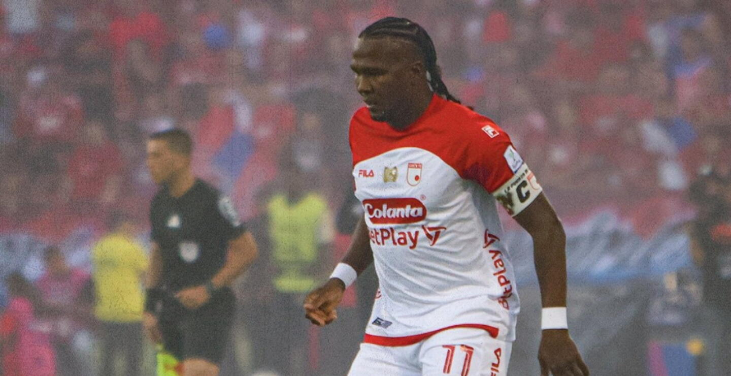 Hugo Rodallega, gran figura de Santa Fe campeón de la Liga Betplay I-2025.