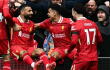 Mohamed Salah y Luis Díaz en Liverpool
