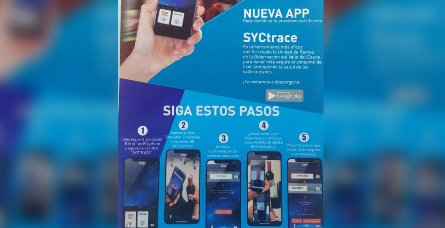 294821_Blu Radio / Gobernación del Valle lanzó aplicación móvil para detectar licores adulterados / Foto: Cortesía