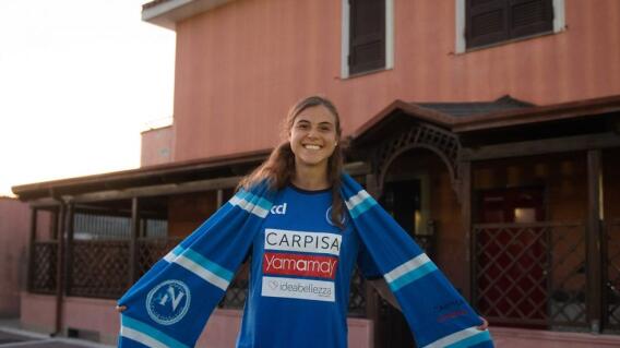 Catalina Pérez, jugadora de Nápoles Catalina Pérez, jugadora de Nápoles
