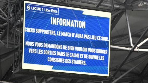 Olympique Marsella vs Lyon fue suspendido el domingo anterior. Olympique Marsella vs Lyon fue suspendido el domingo anterior.