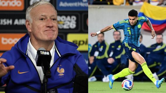 Didier Deschamps, DT de Francia, habló de Luis Díaz y el poder ofensivo de la Selección Colombia.