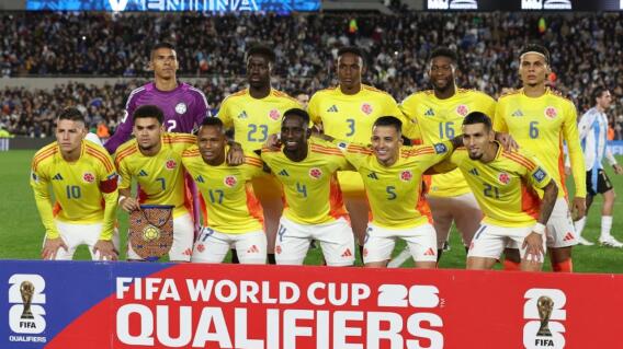 La formación de la Selección Colombia frente a Argentina, por Eliminatorias. La formación de la Selección Colombia frente a Argentina, por Eliminatorias.