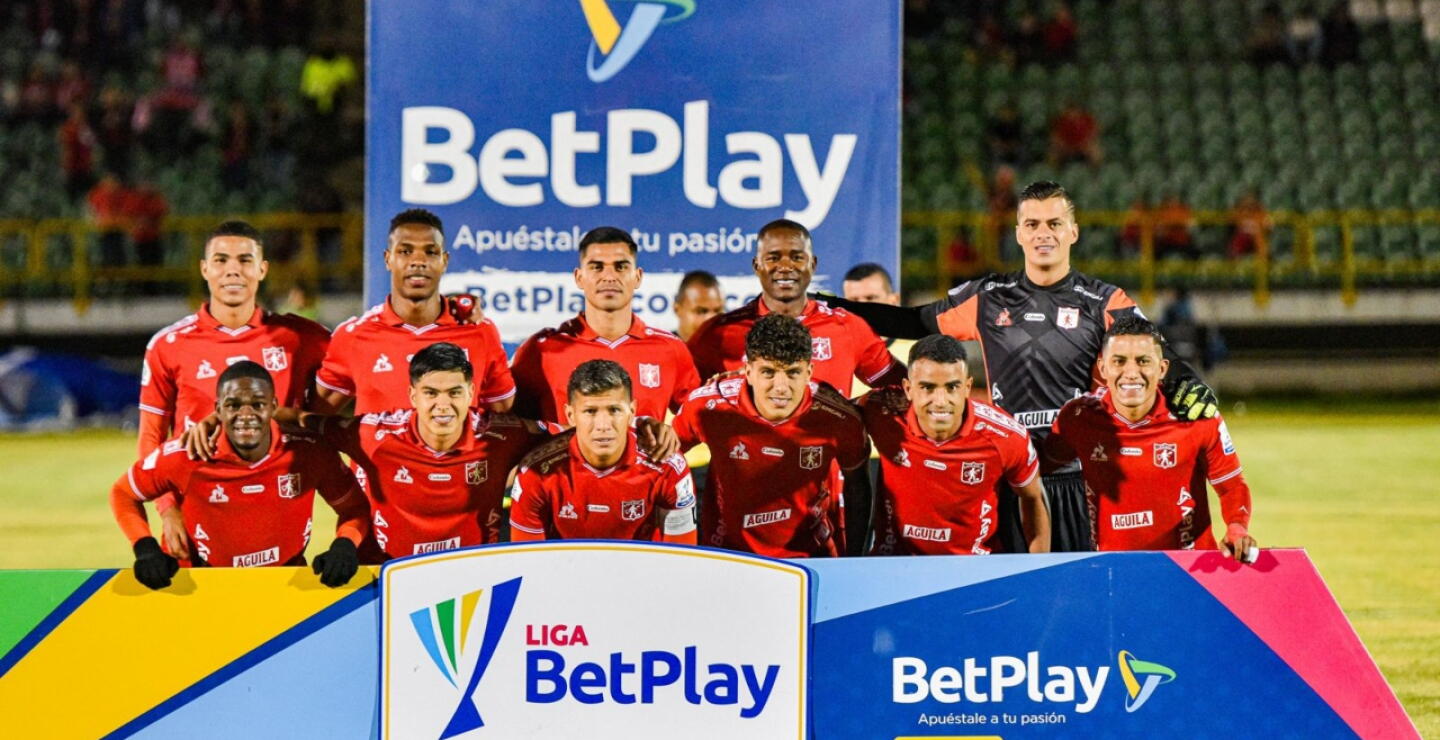 La formación titular de América de Cali en su visita al Boyacá Chicó por la jornada 18 de la Liga BetPlay II-2025.