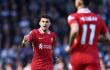 Luis Díaz en uno de los partidos de Liverpool en la temporada. 
