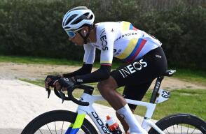 Egan Bernal, en la Vuelta a Cataluña. Egan Bernal, en la Vuelta a Cataluña.