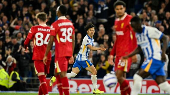 Liverpool perdió en su visita al Brighton. 