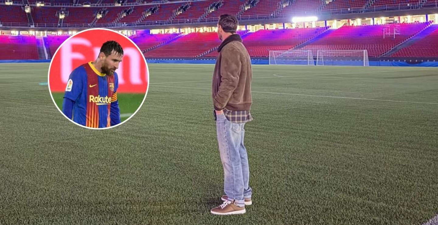 Lionel Messi en el Camp Nou