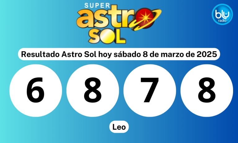 Resultado Astro Sol hoy sábado 8 de marzo de 2025 Resultado Astro Sol hoy sábado 8 de marzo de 2025