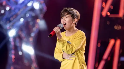 Camila Tamayo en La Voz Kids.