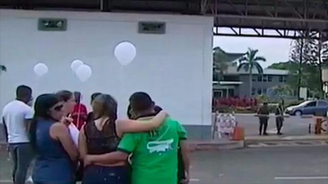 Así recibieron en Cali a 7 policías señalados de participar en homicidio del primo de Iván Cepeda