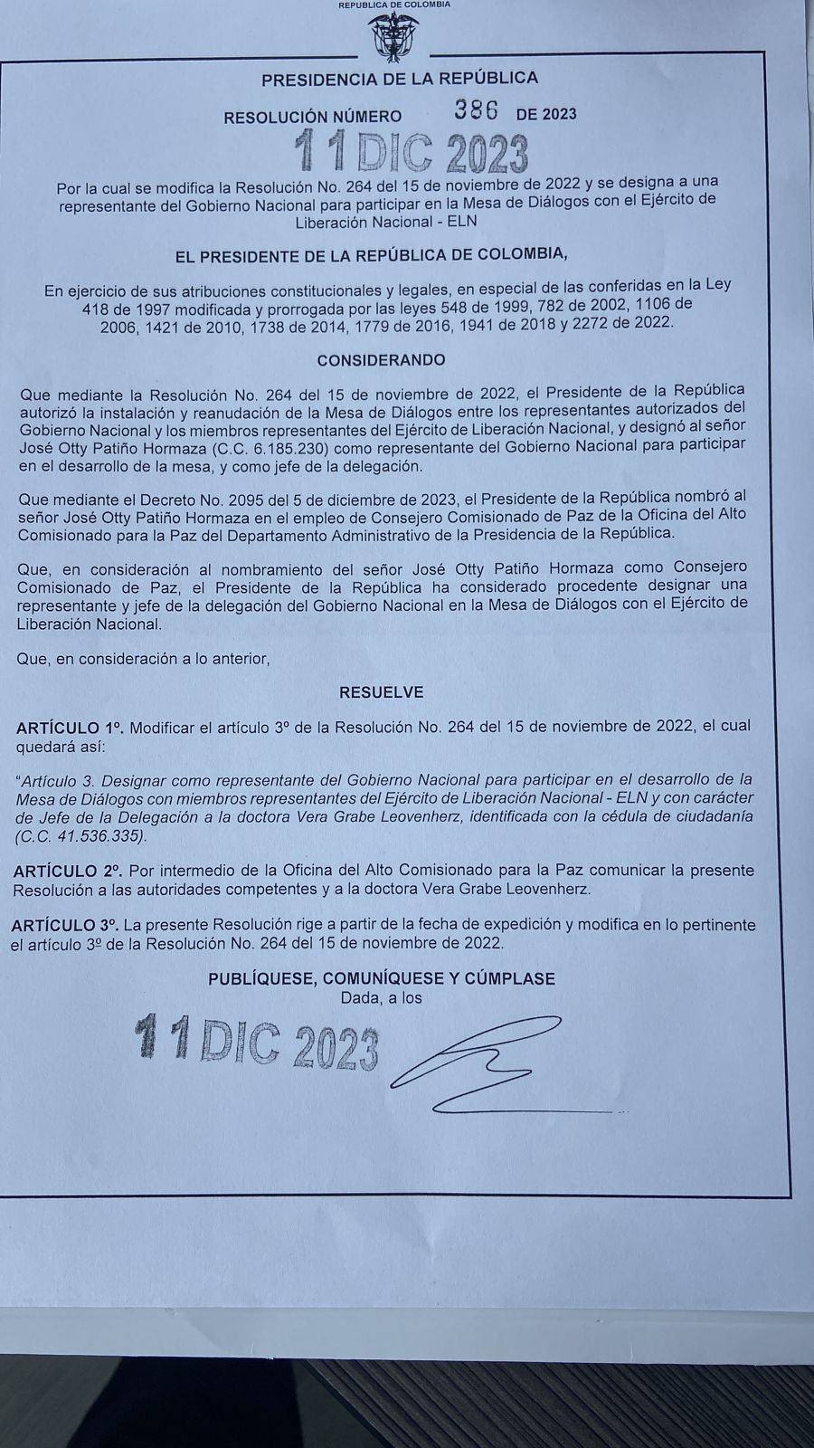Vera Grabe, nueva jefe de delegación del gobierno Vera Grabe, nueva jefe de delegación del gobierno