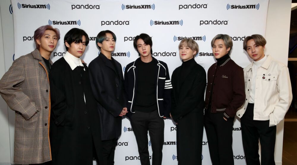 BTS visita SiriusXM Studios