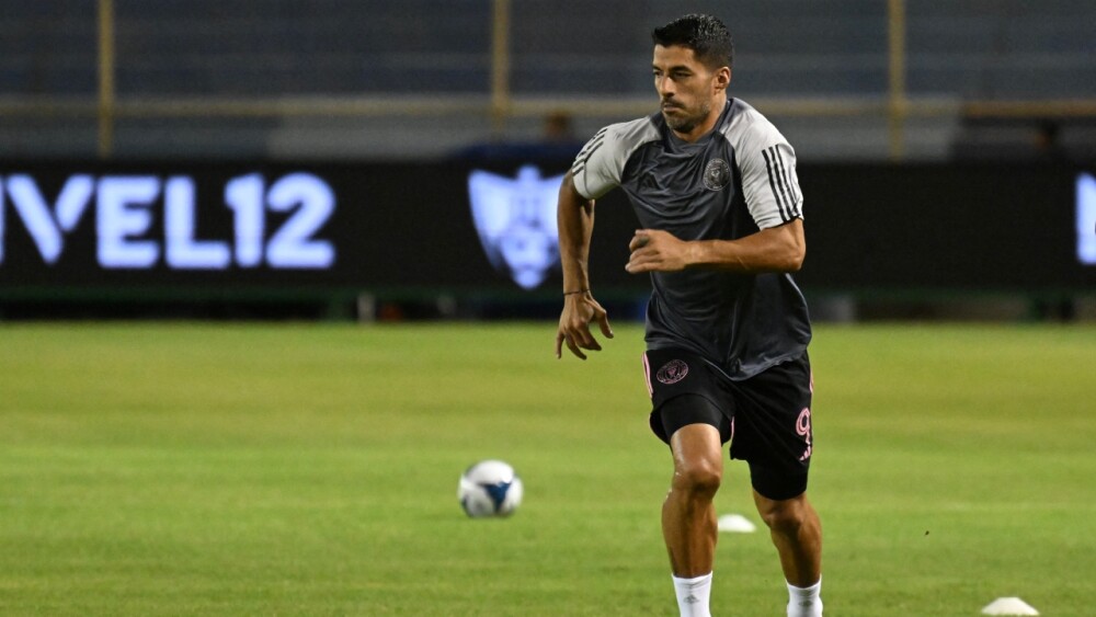 Luis Suárez entrenando con el Inter Miami Luis Suárez entrenando con el Inter Miami