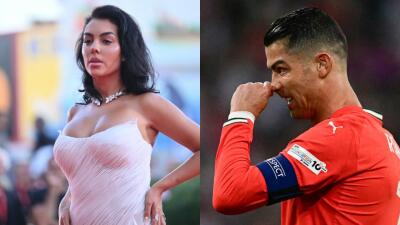 Georgina Rodríguez y Cristiano Ronaldo. 